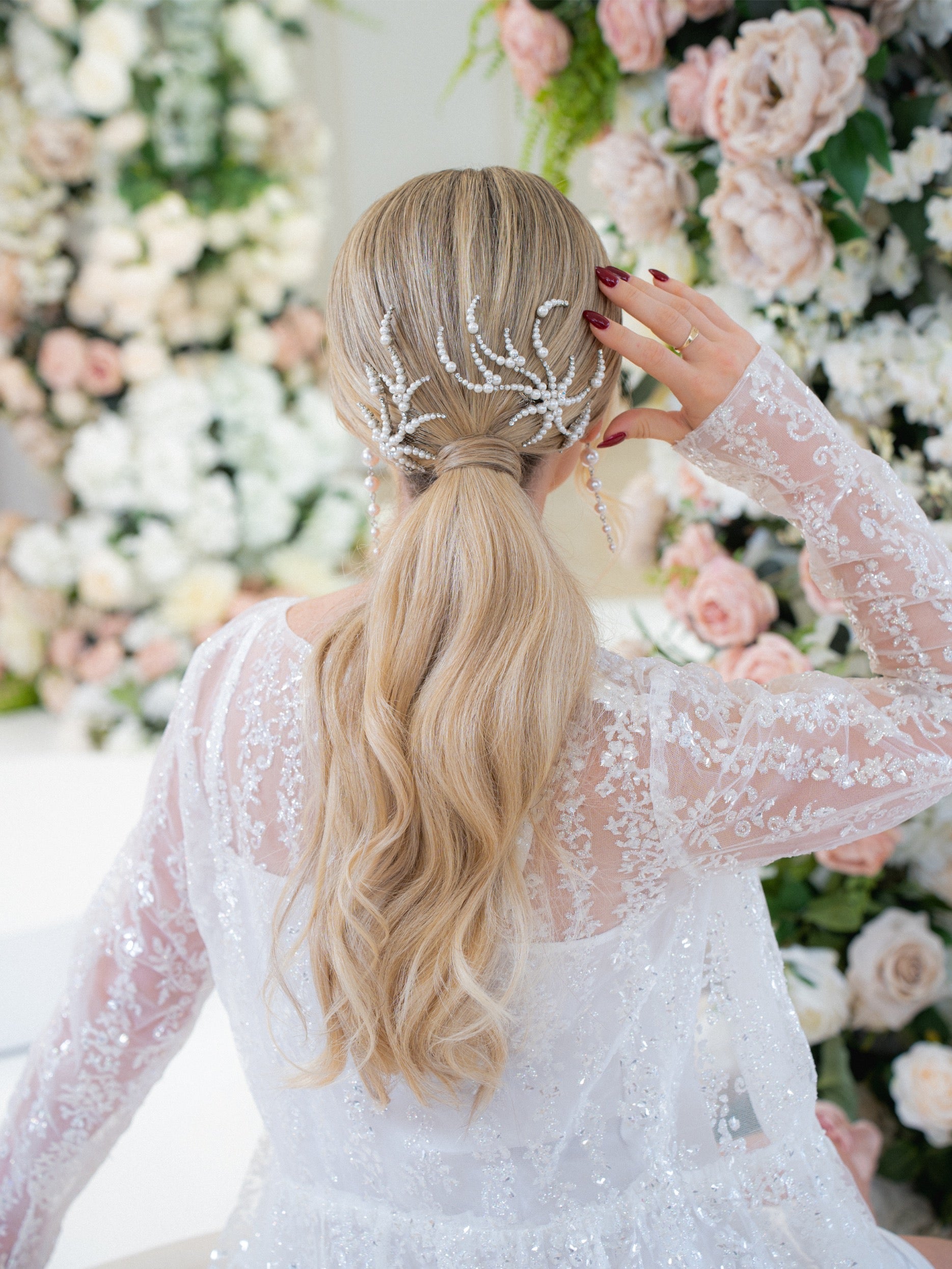 Bridal Ponytail Hairstyles: High, Low, Side & With a Veil Bridal Styles Boutique Bridal Ponytail Hairstyles: High, Low, Side & With a Veil Bridal Styles Boutique