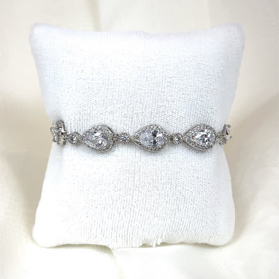 Classic Teardrop Bracelet for Wedding | Bridal Styles Boutique
