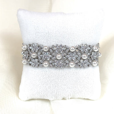 Cuff Blossom Bracelet - Wedding Bracelets | Bridal Styles Boutique