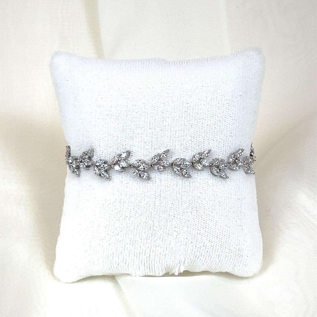 Elegant Olive Branch Wedding Bracelet | Bridal Styles Boutique