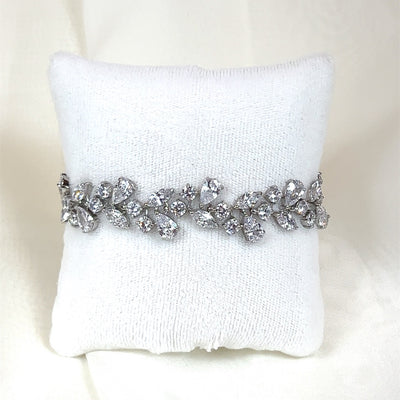 Shimmering Cluster Wedding Bracelet | Bridal Styles Boutique