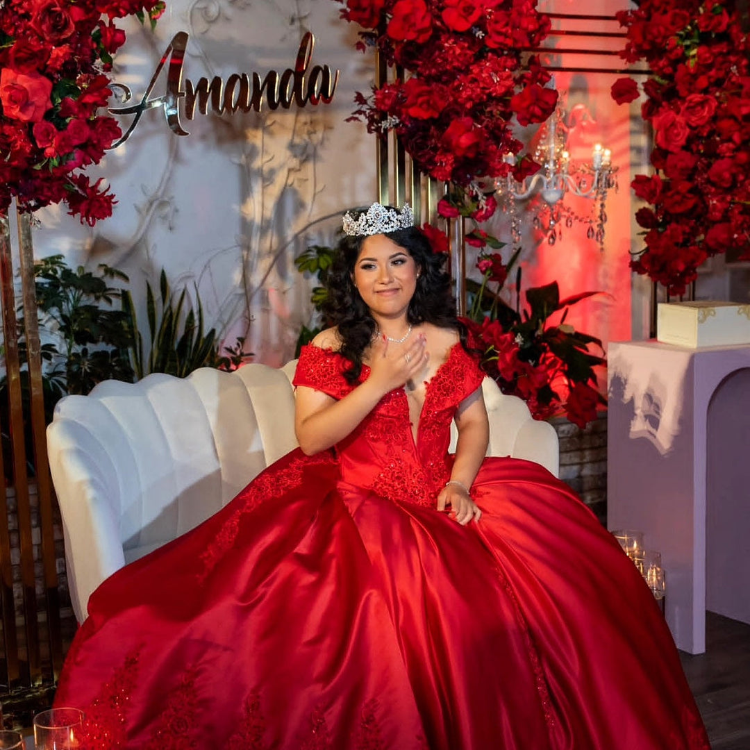 Amanda in a Sweet Sixteen Tiara |  Bridal Styles