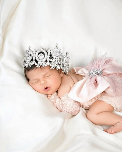 Babies Wearing Their Mom's Bridal Headpieces | Part II