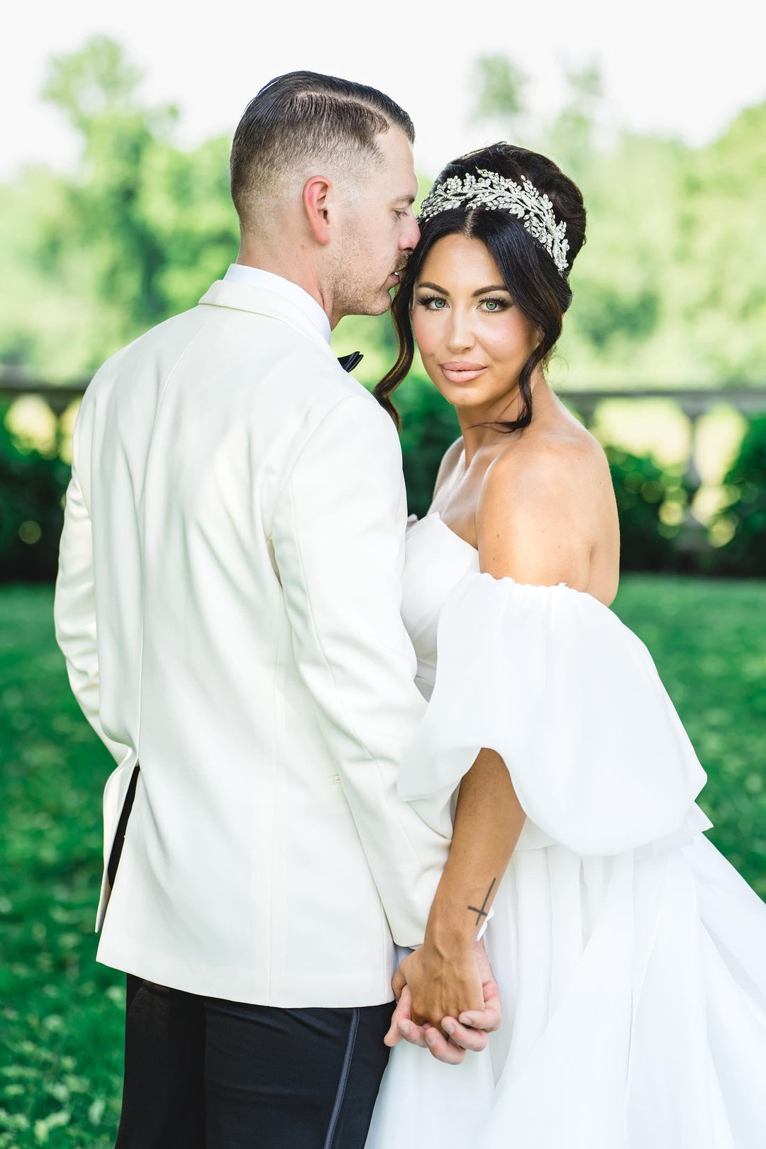 Lynrenee in a Custom Wedding Headpiece |  Bridal Styles Brides