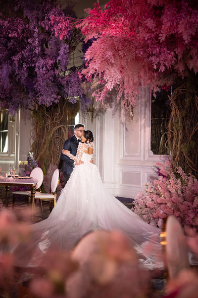 Luxe Wonderland Wedding at Legacy Castle | Nardine + Mina
