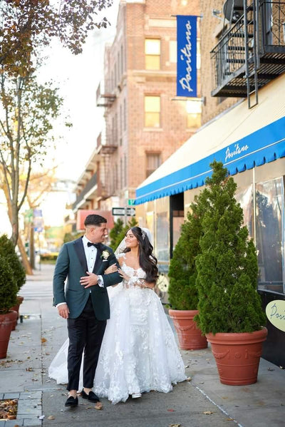 Amanda in a Floral Wedding Hair Vine | Bridal Styles Brides