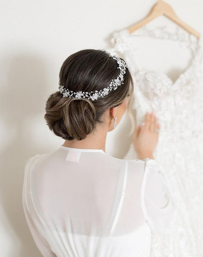 Dazzling Halo Bridal Headpieces | Wedding Day Style Inspo