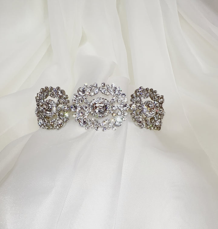 Ornate Crystal Bridal Headband Style no. 242737